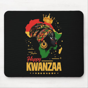 Happy Kwanzaa Sieben Prinzipien der Kwanzaa Frauen Mousepad