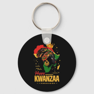 Happy Kwanzaa Sieben Prinzipien der Kwanzaa Frauen Schlüsselanhänger