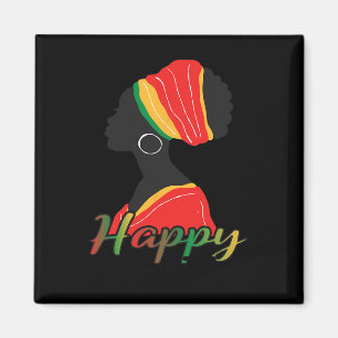 Happy Kwanzaa Sieben Prinzipien von Kwanzaa Afrika Magnet