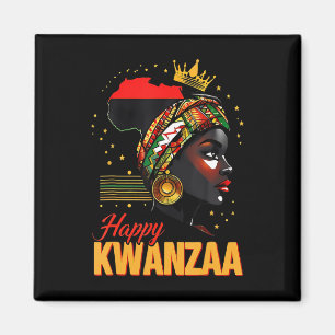 Happy Kwanzaa Sieben Prinzipien von Kwanzaa Frauen Magnet