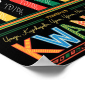 Happy Kwanzaa Sieben Prinzipien von Kwanzaa Men Wo Poster (Ecke)