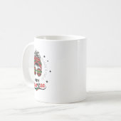 Happy Kwanzaa Sieben Prinzipien von Kwanzaa Messy  Kaffeetasse (Vorderseite Links)
