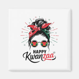 Happy Kwanzaa Sieben Prinzipien von Kwanzaa Messy Magnet