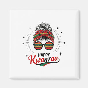 Happy Kwanzaa Sieben Prinzipien von Kwanzaa Messy Magnet