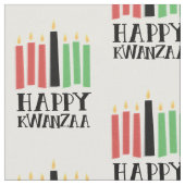 Happy Kwanzaa |  Stoff (Nahaufnahme)