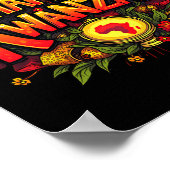 Happy Kwanzaa Weihnachten Afro-Amerikanisches Happ Poster (Ecke)