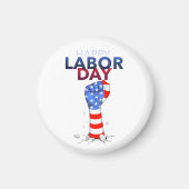 Happy Labor Day Magnet (Vorne)
