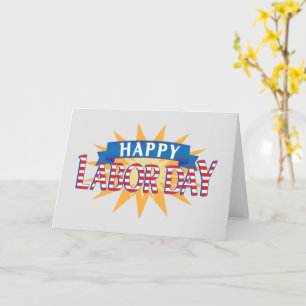 Happy Labour Day Card Karte