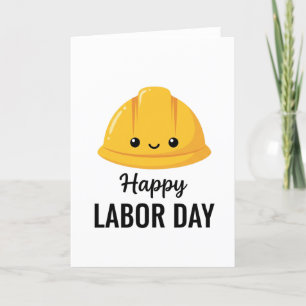 Happy Labour Day Cards Niedliche Arbeitnehmer Mini Feiertagskarte