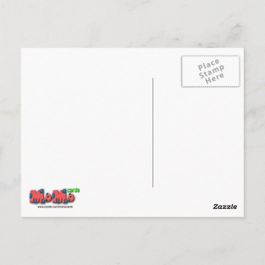 Happy Labour Day Cool Cat mit Flag Postcard Postkarte (Rückseite)