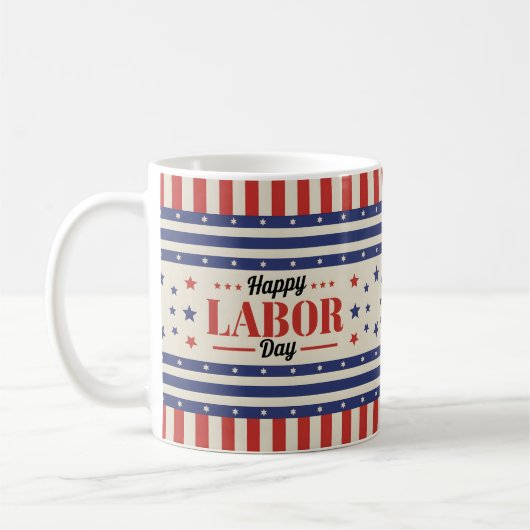 Happy Labour Day Gift Idea Kaffeetasse (Links)