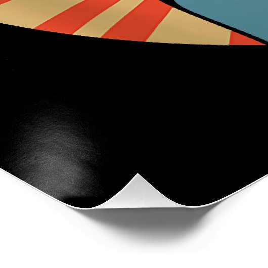 Happy Labour Day Girl Strong Worker Movement Poster (Ecke)