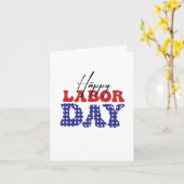 Happy Labour Day Holiday Card Karte (Gelbe Blume)