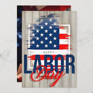 Happy Labour Day moderne Card Feiertagskarte