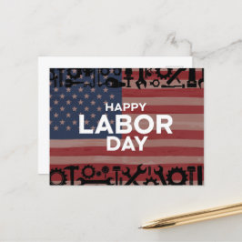 Happy Labour Day Postcard Postkarte