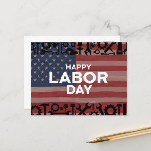 Happy Labour Day Postcard Postkarte
