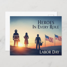 Happy Labour Day Postcard Postkarte