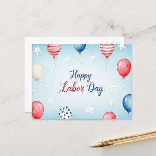 Happy Labour Day Postcard Postkarte