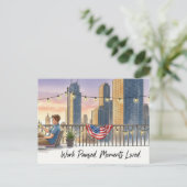 Happy Labour Day Postcard Postkarte (Stehend Vorderseite)