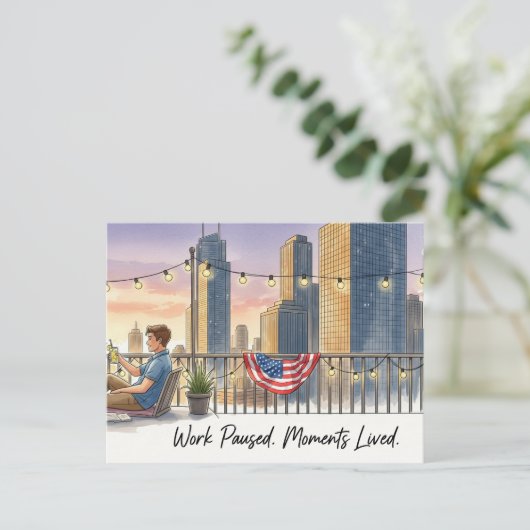 Happy Labour Day Postcard Postkarte (Stehend Vorderseite)