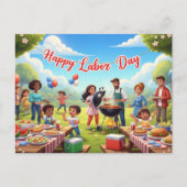 Happy Labour Day Postcard Postkarte (Vorderseite)