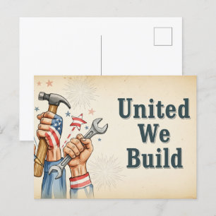 Happy Labour Day Postcard Postkarte