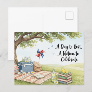 Happy Labour Day Postcard Postkarte