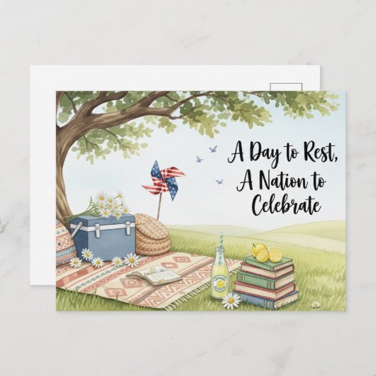 Happy Labour Day Postcard Postkarte (Vorne/Hinten)