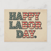 Happy Labour Day Postcard Postkarte (Vorderseite)