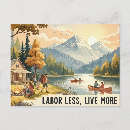 Happy Labour Day Postcard Postkarte (Vorderseite)
