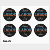 Happy Labour Day Sign Sticker (Blatt)