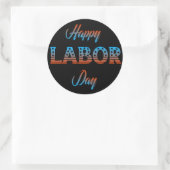 Happy Labour Day Sign Sticker (Tasche)