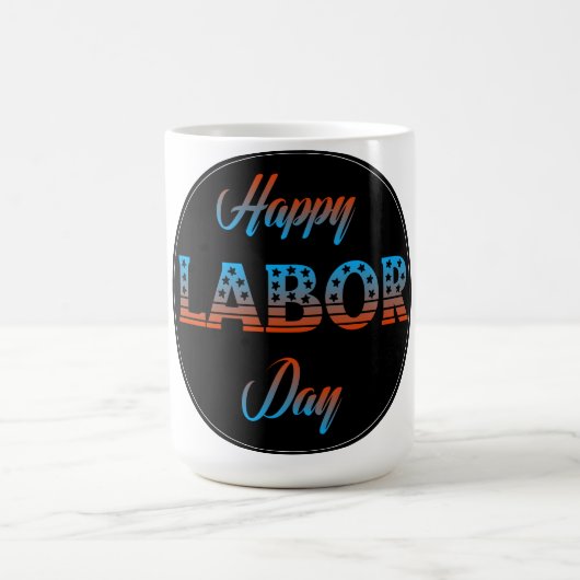 Happy Labour Day Signing Tasse (Mittel)