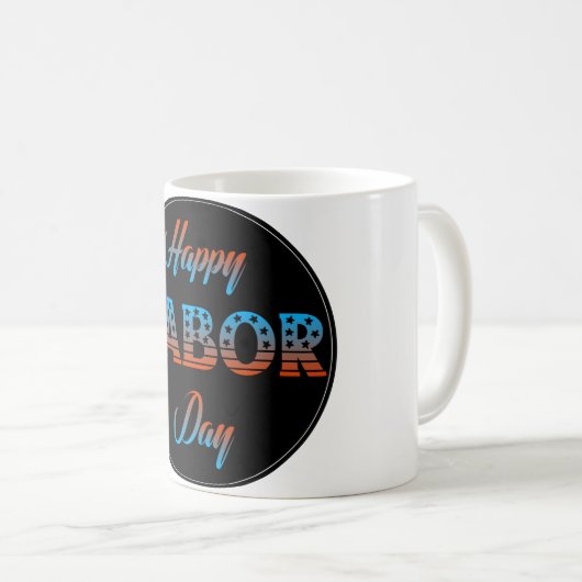 Happy Labour Day Signing Tasse (VorderseiteRechts)