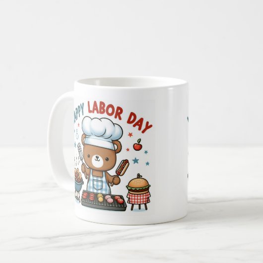Happy Labour Day Tasse Cups (Vorderseite Links)