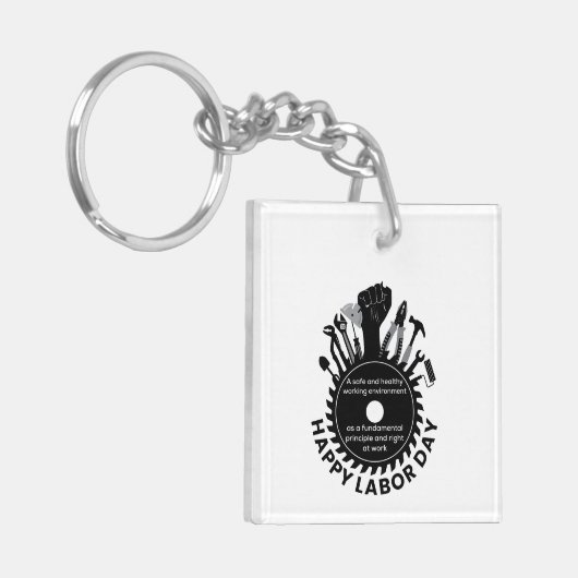 Happy Labour Day Weekend 2023 Schlüsselanhänger (Vorderseite links)