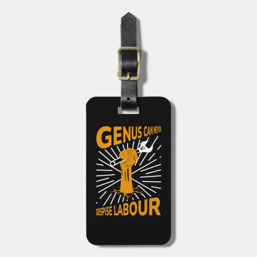 Happy Labour Day Weekend Gepäckanhänger (Vorderseite vertikal)