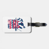 Happy Labour Day Weekend Gepäckanhänger (Rückseite horizontal)