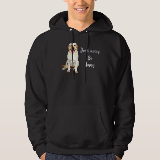 Happy Labrador Hoodie (Vorderseite)