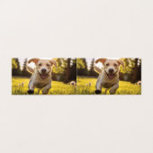 Happy Labrador Puppy Running (Außenseite Aufgefaltet)