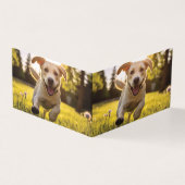 Happy Labrador Puppy Running (Vorderseite)