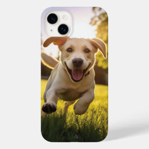 Happy Labrador Puppy Running Case-Mate iPhone 14 Plus Hülle