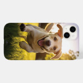 Happy Labrador Puppy Running Case-Mate iPhone Hülle (Rückseite (Horizontal))