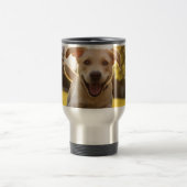 Happy Labrador Puppy Running Reisebecher (Mittel)