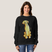 Happy Labrador Retriever 57 Sweatshirt (Vorne ganz)