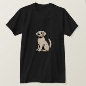 Happy Labrador Retriever T-Shirt (Design vorne)
