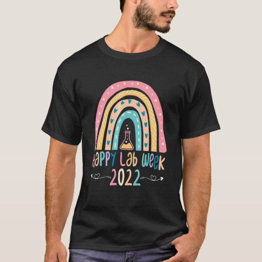 Happy Labrador Week Laboratory Science Labrador Te T-Shirt (Vorderseite)