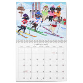 Happy Labradors Sporting Calendar Kalender (Jan 2027)