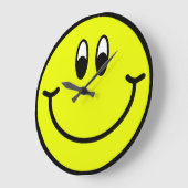 Happy Lächeln an der Wand Uhr (Winkel)