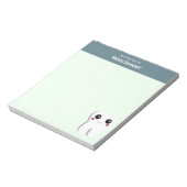 Happy Lächeln Dental Tooth Niedlich Notizblock (Rotiert)